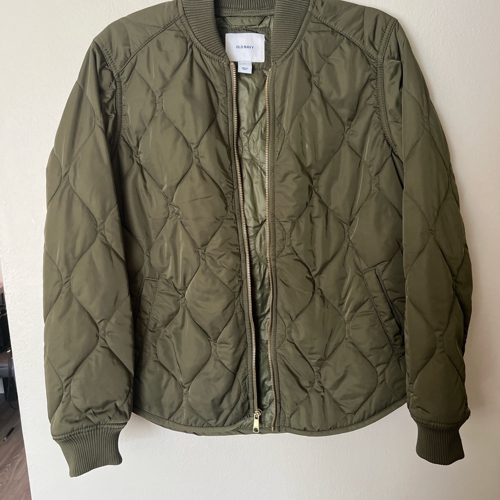 Old Navy Pleated Bomber Jacket
